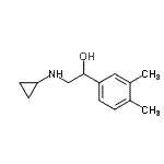 CAS#: 805181-76-4, 2-(Cyclopropylamino)-1-(3,4-dimethylphenyl)ethanol