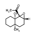 CAS#: 805319-46-4, 1-[(1aR,3aR,7aS,7bR)-7a-Hydroxy-3a-methyloctahydronaphtho[1,2-b]oxiren-7b(1aH)-yl]ethanone