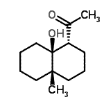 CAS#: 805319-52-2, 1-[(1R,4aS,8aS)-8a-Hydroxy-4a-methyldecahydro-1-naphthalenyl]ethanone