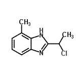 CAS 登录号：80567-70-0， 2-(1-氯乙基)-4-甲基-1H-苯并咪唑