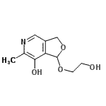 CAS#: 805945-95-3, 1-(2-Hydroxyethoxy)-6-methyl-1,3-dihydrofuro[3,4-c]pyridin-7-ol