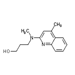 CAS#: 805948-38-3, 3-[Methyl(4-methyl-2-quinolinyl)amino]-1-propanol