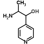 CAS#: 805953-19-9, 2-amino-1-(4-pyridyl)propan-1-ol
