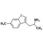 CAS#: 805956-79-0, 1-(6-Methyl-1-benzothiophen-3-yl)-2-propanamine
