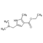 CAS#: 805968-66-5, Ethyl 5-[(dimethylamino)methyl]-2-methyl-1H-pyrrole-3-carboxylate