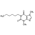 CAS 登录号：8060-62-6， 1-己基-3,7-二甲基-3,7-二氢-1H-嘌呤-2,6-二酮
