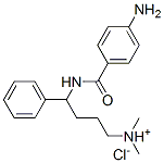 CAS#: 80704-43-4, [4-[(4-Aminobenzoyl)Amino]-4-Phenyl-Butyl]-Dimethyl-Azanium Chloride