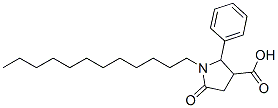 CAS#: 80722-12-9, 1-Dodecyl-5-Oxo-2-Phenyl-3-Pyrrolidinecarboxylicacid