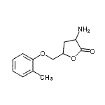 CAS#: 807269-91-6, 3-Amino-5-[(2-methylphenoxy)methyl]dihydro-2(3H)-furanone
