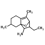 CAS#: 807271-69-8, 9-Ethyl-3,7-dimethyl-11-oxatricyclo[6.2.1.0<sup>1,6</sup>]undec-6-en-10-amine
