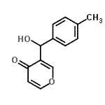 CAS#: 807362-62-5, 3-[Hydroxy(4-methylphenyl)methyl]-4H-pyran-4-one