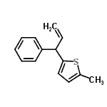 CAS#: 807370-73-6, 2-Methyl-5-(1-phenyl-2-propen-1-yl)thiophene