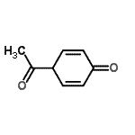 CAS#: 80753-90-8, 4-Acetyl-2,5-cyclohexadien-1-one