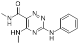 CAS 登录号：80761-70-2， N-甲基-5-(甲基氨基)-3-(苯基氨基)-1,2,4-三嗪-6-甲酰胺