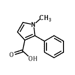 CAS#: 807624-24-4, 1-Methyl-2-phenyl-1H-pyrrole-3-carboxylic acid