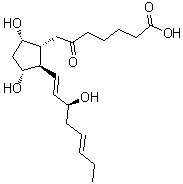 CAS#: 80779-61-9, (9alpha,11alpha,13E,15S,17E)-9,11,15-Trihydroxy-6-oxoprosta-13,17-dien-1-oic acid