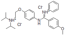 CAS#: 80785-20-2, 2-[4-[Anilino-(4-Methoxyphenyl)Methylidene]Azaniumylphenoxy]Ethyl-Dipropan-2-Yl-Azanium Dichloride