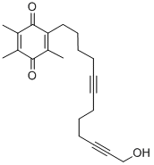 CAS 登录号：80809-81-0， 2-(12-羟基十二碳-5,10-二炔基)-3,5,6-三甲基-环己-2,5-二烯-1,4-二酮