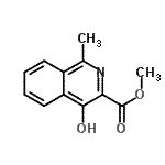 CAS#: 808118-20-9, Methyl 4-hydroxy-1-methyl-3-isoquinolinecarboxylate
