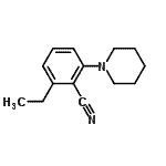 CAS 登录号：808133-89-3， 2-乙基-6-(1-哌啶基)苯甲腈