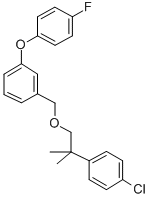 CAS#: 80843-60-3, 1-((2-(4-Chlorophenyl)-2-Methylpropoxy)Methyl)-3-(4-Fluorophenoxy)Benzene