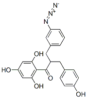 CAS#: 80860-95-3, 1-[3-(4-Azidobenzyl)-2,4,6-trihydroxy-phenyl]-3-(4-hydroxyphenyl)propan-1-one