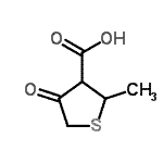 CAS#: 80880-78-0, 1,4-Anhydro-3-carboxy-3,5-dideoxy-1-thiopent-2-ulose