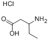 CAS 登录号：80914-37-0， 3-氨基-戊酸盐酸盐