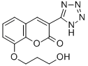 CAS 登录号：80916-79-6， 8-(3-羟基丙氧基)-3-(1H-四唑-5-基)-2H-1-苯并吡喃-2-酮