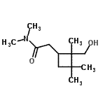 CAS#: 809237-44-3, 2-[2-(Hydroxymethyl)-2,3,3-trimethylcyclobutyl]-N,N-dimethylacetamide