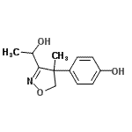 CAS#: 809238-41-3, 4-[3-(1-Hydroxyethyl)-4-methyl-4,5-dihydro-1,2-oxazol-4-yl]phenol