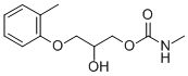 CAS 登录号：80985-74-6， 甲基-氨基甲酸2-羟基-3-(邻甲苯氧基)丙基酯