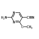 CAS#: 81066-95-7, 2-Amino-4-methoxy-5-pyrimidinecarbonitrile