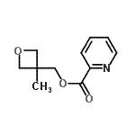 CAS#: 810671-82-0, (3-Methyl-3-oxetanyl)methyl 2-pyridinecarboxylate