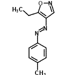 CAS 登录号：810672-70-9， 5-乙基-4-[(E)-(4-甲基苯基)偶氮]-1,2-恶唑