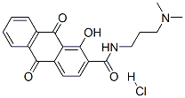 CAS#: 81085-99-6, N-(3-(Dimethylamino)Propyl)-9,10-Dihydro-1-Hydroxy-9,10-Dioxo-2-Anthracenecarboxamide Monohydrochloride