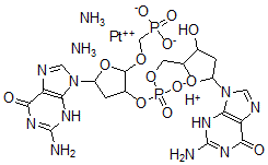 CAS 登录号：81119-95-1， 二氨基(2'-脱氧鸟苷酰-(5'-3')-2'-脱氧-5'-鸟苷酰)铂盐