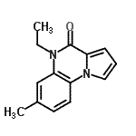 CAS 登录号：811412-74-5， 5-乙基-7-甲基吡咯并[1,2-a]喹喔啉-4(5H)-酮