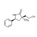 CAS#: 811445-83-7, (3R,5S)-3-(2-Hydroxyethyl)-3-methyl-5-phenyl-2-pyrrolidinone