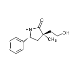 CAS#: 811445-85-9, (3R,5R)-3-(2-Hydroxyethyl)-3-methyl-5-phenyl-2-pyrrolidinone