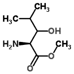 CAS#: 81202-41-7, Methyl (2S)-2-amino-3-hydroxy-4-methylpentanoate