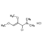 CAS#: 81207-66-1, (2Z)-1-Chloro-2,3-dimethoxy-N,N-dimethyl-2-propen-1-amine hydrochloride (1:1)