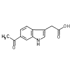 CAS#: 81223-95-2, (6-Acetyl-1H-indol-3-yl)acetic acid