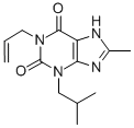 CAS 登录号：81250-17-1， 1-烯丙基-3-异丁基-8-甲基黄嘌呤