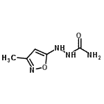 CAS#: 81259-50-9, 2-(3-Methyl-1,2-oxazol-5-yl)hydrazinecarboxamide