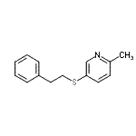 CAS#: 812637-24-4, 2-Methyl-5-[(2-phenylethyl)sulfanyl]pyridine