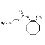 CAS 登录号：812639-06-8， 烯丙基(1E)-2-甲基-1-环辛烯-1-基碳酸酯