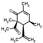 CAS#: 812649-78-8, (4R,5S,6S)-6-Acetyl-5-isopropenyl-2,4,6-trimethyl-2-cyclohexen-1-one