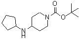 CAS 登录号：812690-40-7， 4-(环戊基氨基)-1-哌啶羧酸叔丁酯