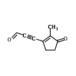 CAS#: 81280-46-8, 3-(2-Methyl-3-oxo-1-cyclopenten-1-yl)-2-propynal